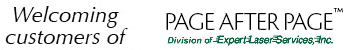 Welcoming customers of Page after Page